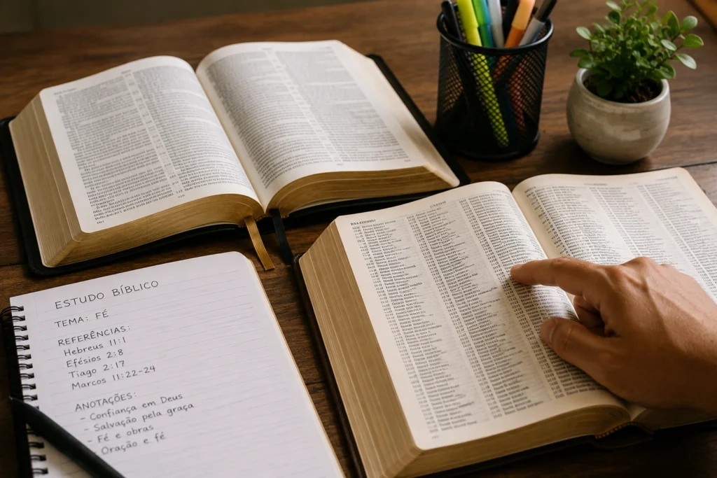 Como estudar a Bíblia utilizando concordância bíblica