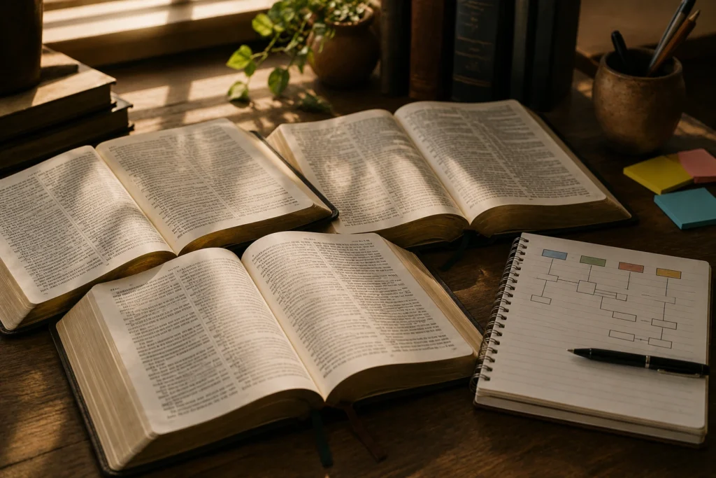 Como os evangelhos organizam episódios semelhantes de maneiras diferentes