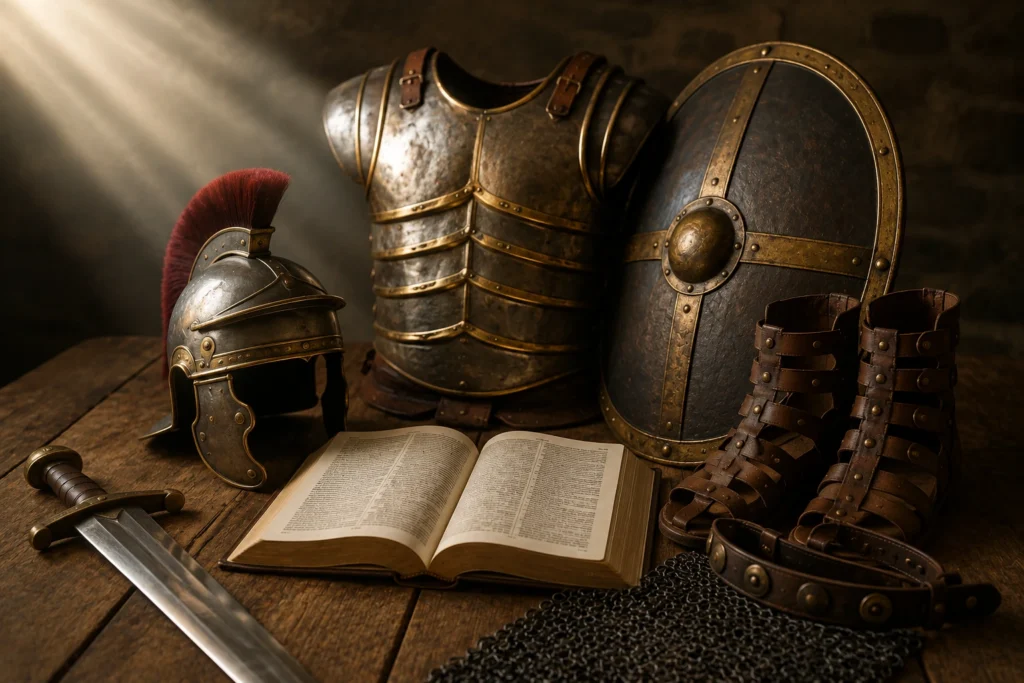 Explicação de Efésios 6 armadura de Deus completa