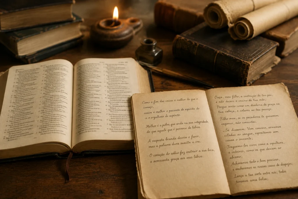 Por que Provérbios reúne frases curtas e discursos mais longos
